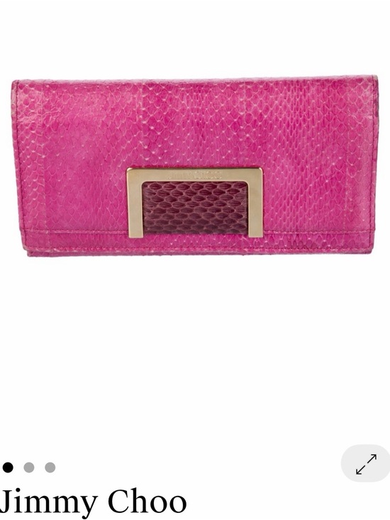 Jimmy Choo Handbags - Jimmy Choo snake skin animal print  continental Snakeskin
